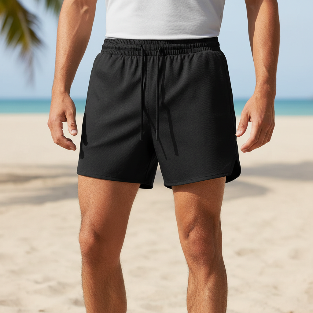 Herren Laufshorts schnelltrocknend atmungsaktiv für Sport und Fitness