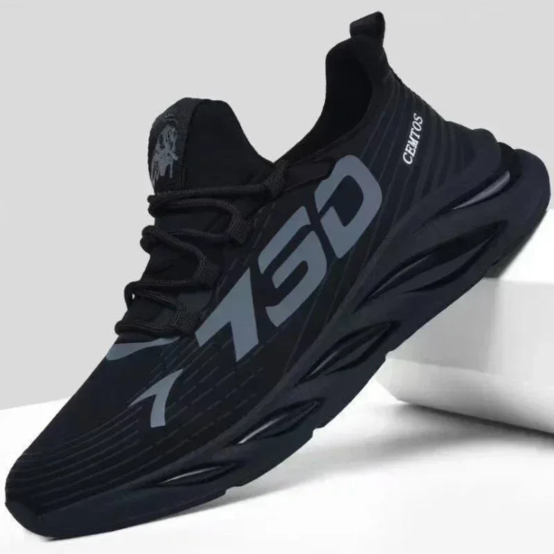 Laufschuh leicht atmungsaktiv mit Schnürverschluss und luftiger Oberfläche