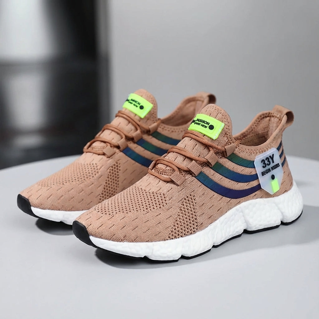 Leichte Lauf-Sneaker atmungsaktiv Luftnetz-Obermaterial