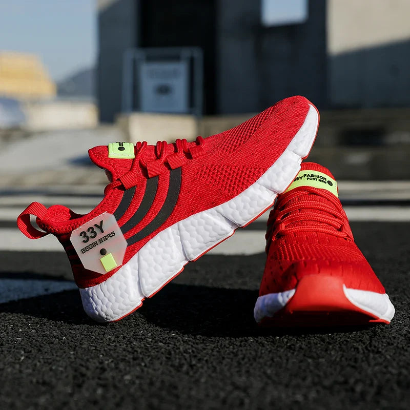 Leichte Lauf-Sneaker atmungsaktiv Luftnetz-Obermaterial