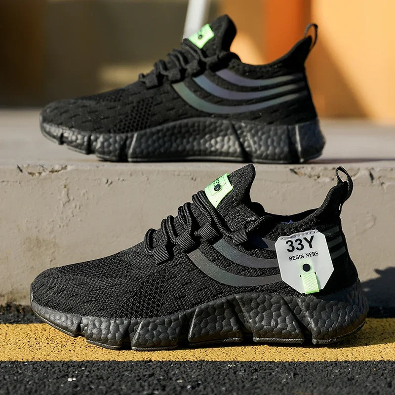 Leichte Lauf-Sneaker atmungsaktiv Luftnetz-Obermaterial