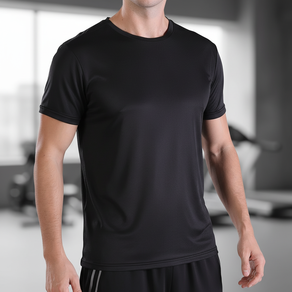 Herren-Kurzarm-Athletikshirt ultraleicht schnelltrocknend atmungsaktiv