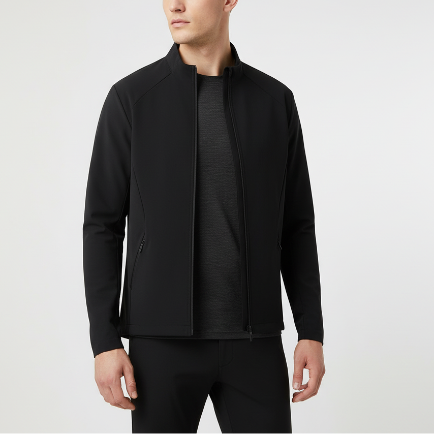 Herren-Radjacke mit Windschutz atmungsaktiv wasserdicht