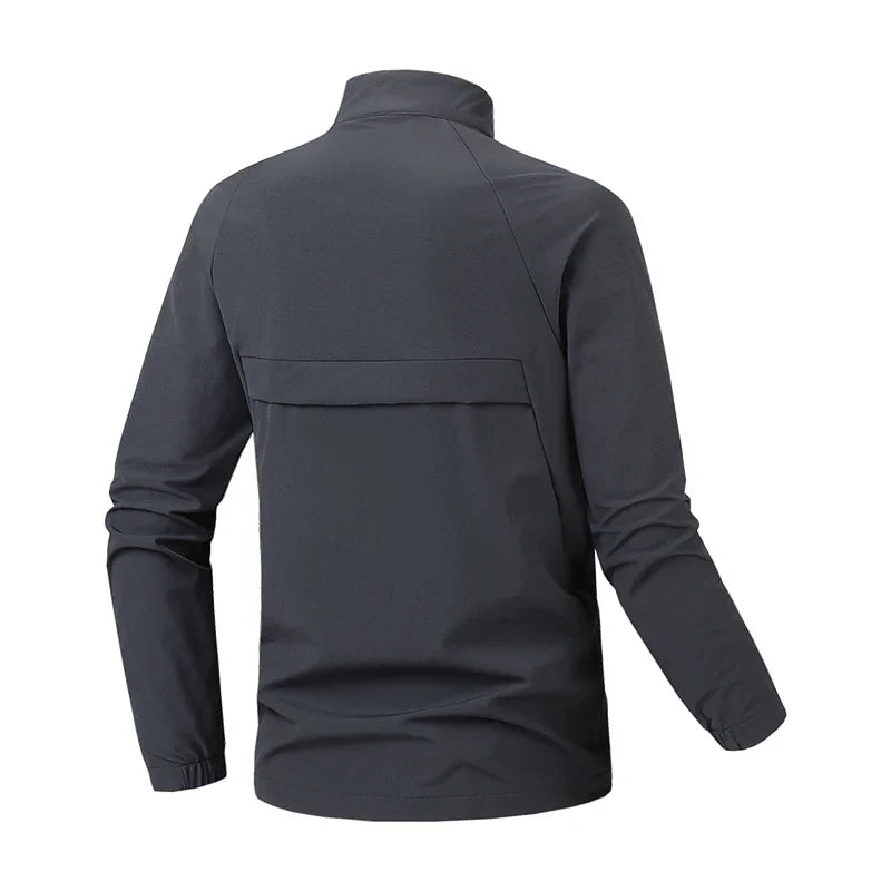 Herren-Radjacke mit Windschutz atmungsaktiv wasserdicht
