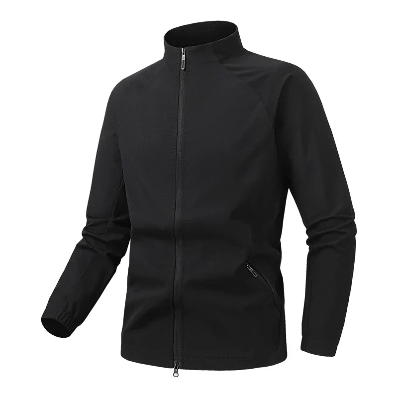 Herren-Radjacke mit Windschutz atmungsaktiv wasserdicht