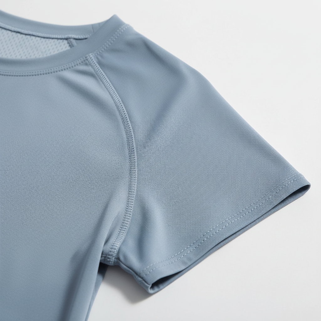 Kurzarm-Performance-Shirt atmungsaktiv schnelltrocknend Yoga