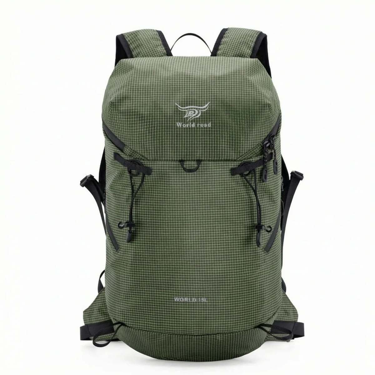 Leichter Tagesrucksack 15 Liter wasserabweisend mit Hydratationsfach