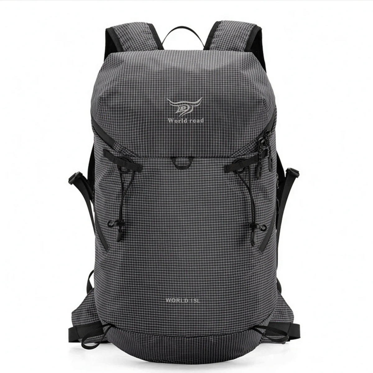 Leichter Tagesrucksack 15 Liter wasserabweisend mit Hydratationsfach