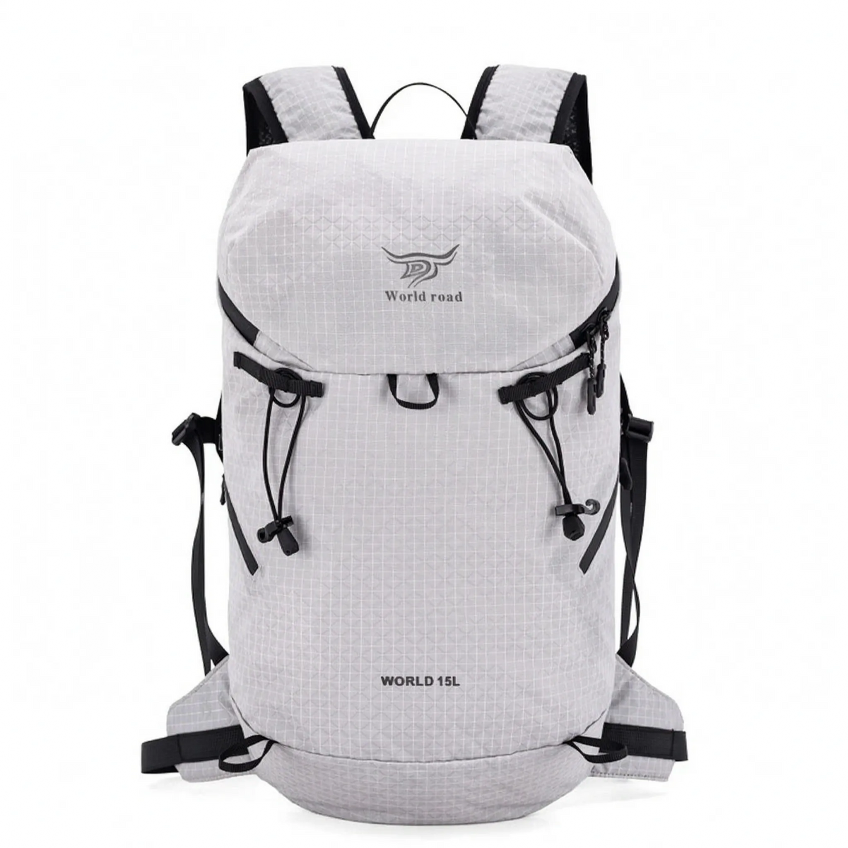 Leichter Tagesrucksack 15 Liter wasserabweisend mit Hydratationsfach