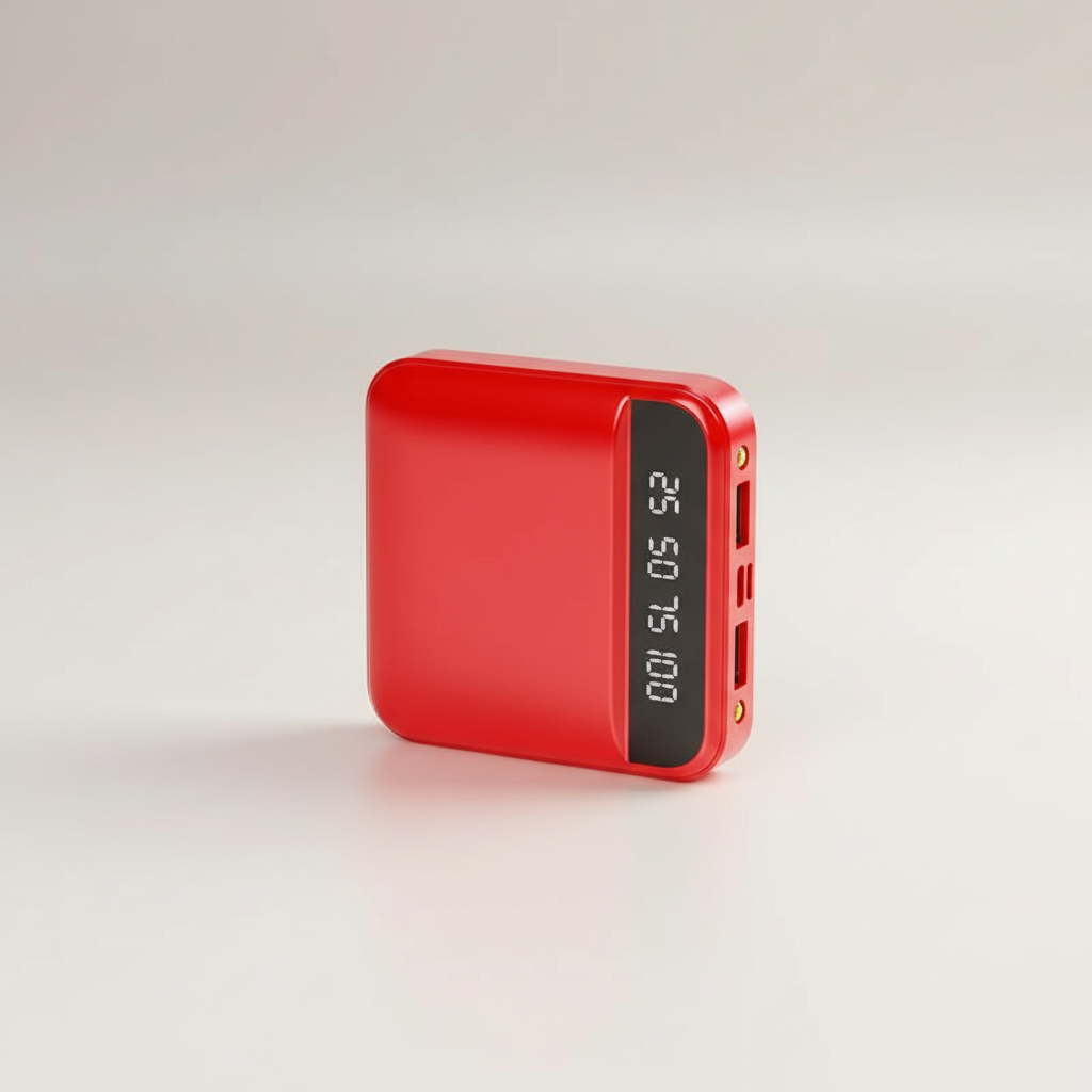 Tragbare Powerbank Schnellladen kabelloses Laden digitales Display