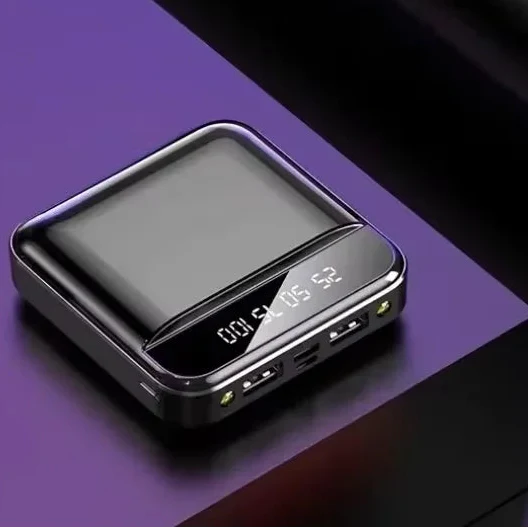 Tragbare Powerbank Schnellladen kabelloses Laden digitales Display
