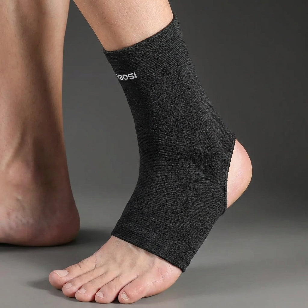 Knöchelbandage mit offener Ferse atmungsaktiv leicht für Sport und Alltag