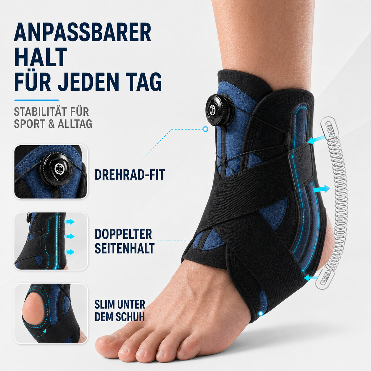 Camp Basel | Ankoraid Verstellbare Druckgepolsterte Knöchelstütze