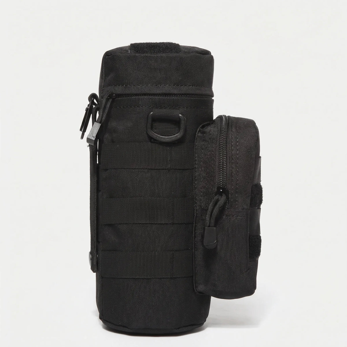 Taktische MOLLE-Trinkflaschenhalterung mit Reißverschlusstasche