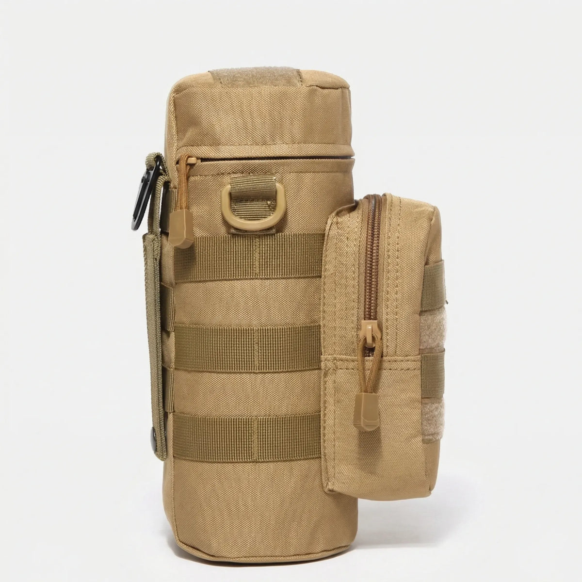Taktische MOLLE-Trinkflaschenhalterung mit Reißverschlusstasche