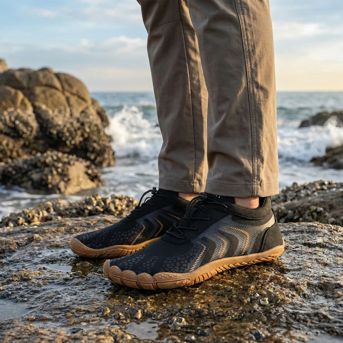 Barfuss-Wasserschuh Unisex schnelltrocknend flexibel rutschfest
