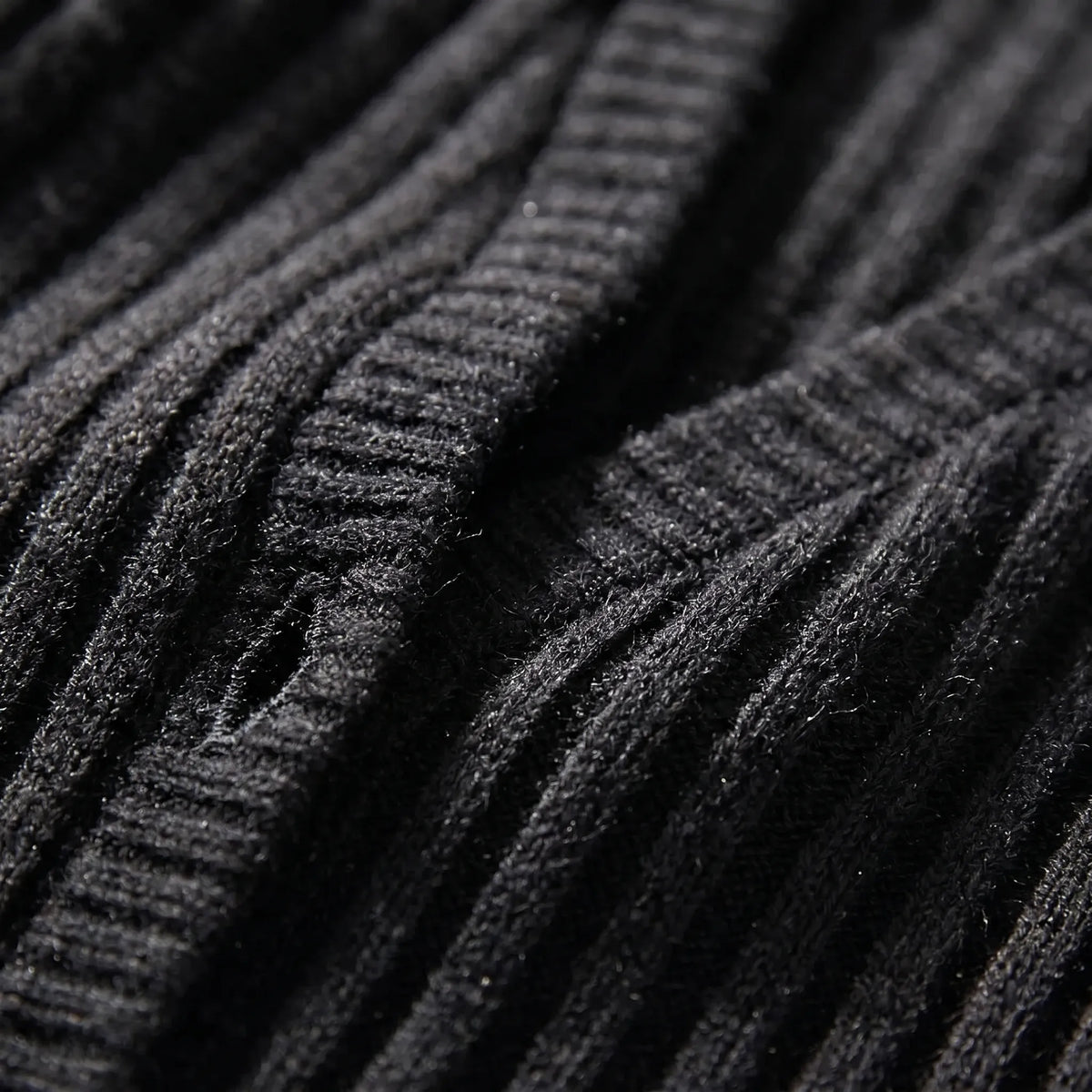 Longline Cardigan mit geripptem Stoff, V-Ausschnitt und Patchttaschen