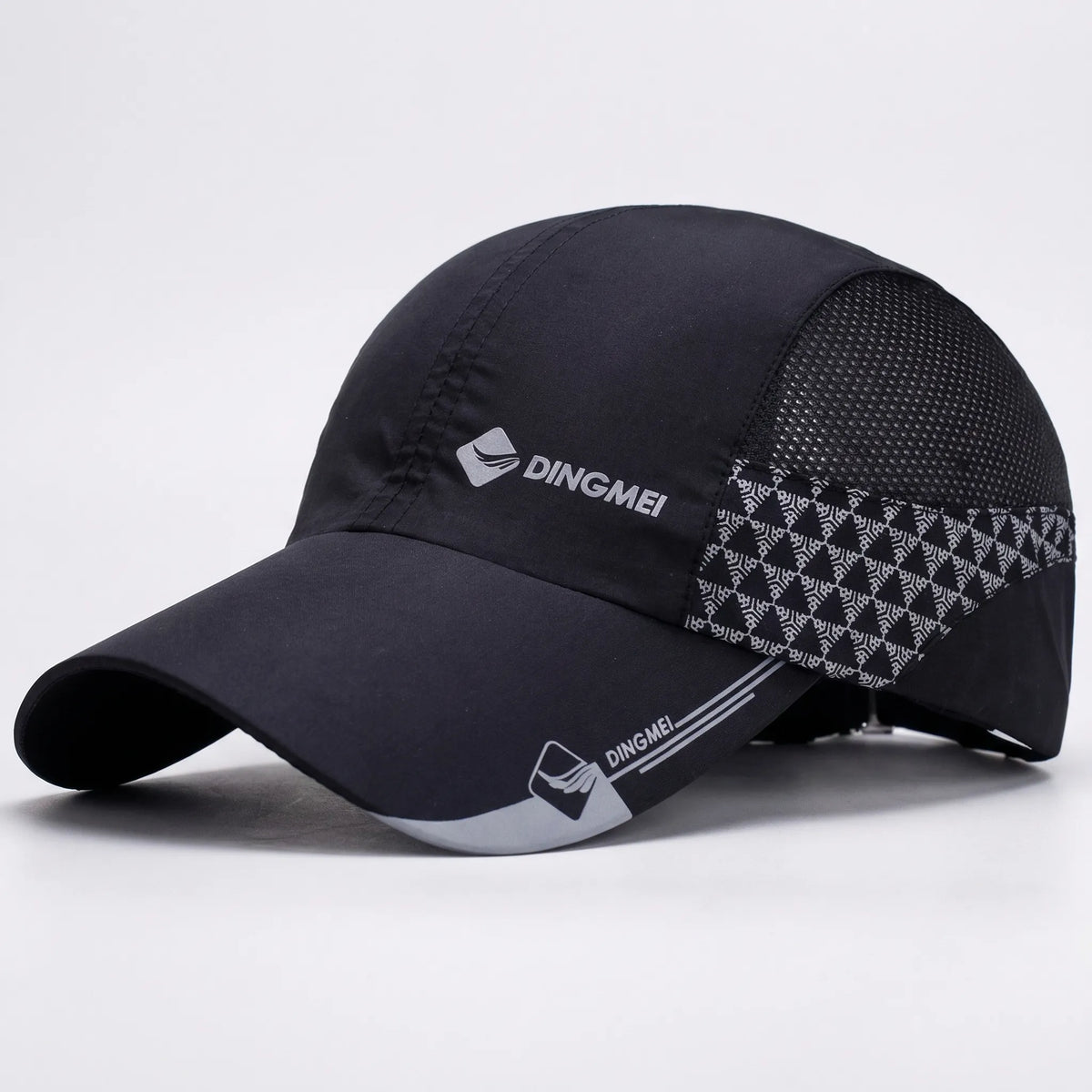 Leichte Baseballkappe für Herren mit Mesh-Einsätzen und verstellbarem Riemen