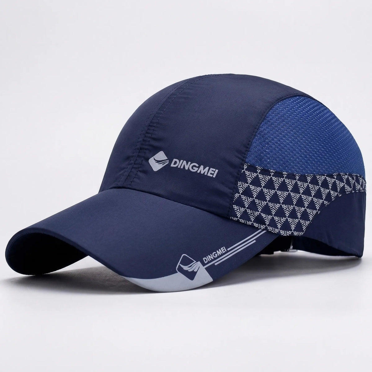 Leichte Baseballkappe für Herren mit Mesh-Einsätzen und verstellbarem Riemen