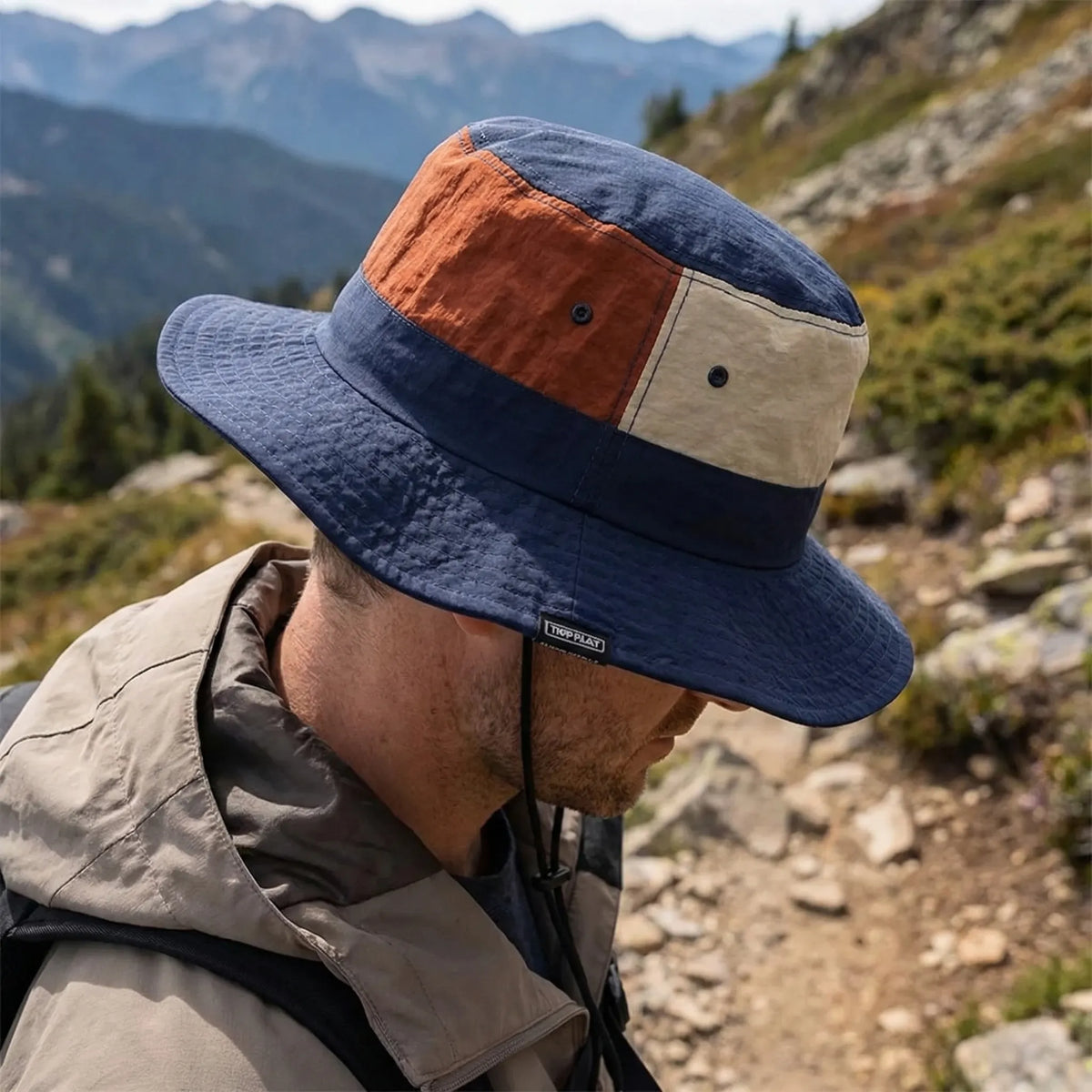 Sonnenhut mit breiter Krempe UV-Schutz schnelltrocknend Outdoor