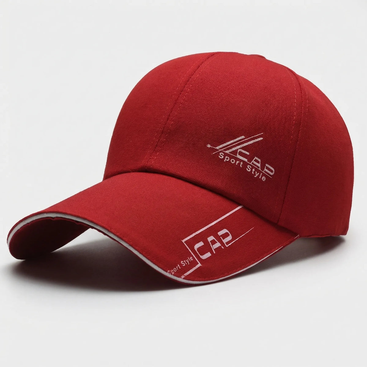 Baseballkappe mit langem Schirm für Outdoor-Aktivitäten und Sonnenschutz