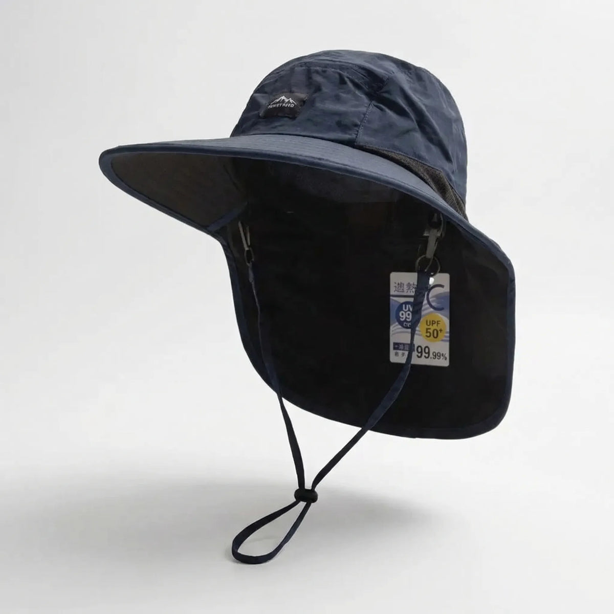 Breitkrempiger Sonnenhut mit Nackenschutz für Outdoor-Aktivitäten