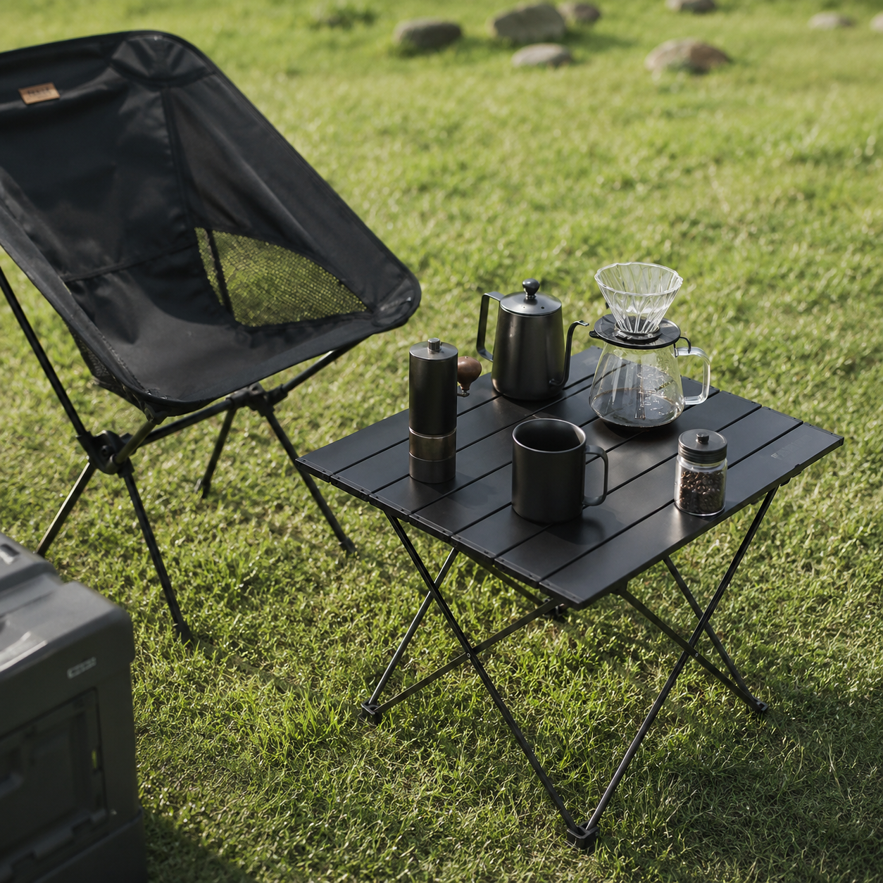 Leichter Klapptisch Camping ultraleicht Legierung tragbar Picknick – Camp Basel
