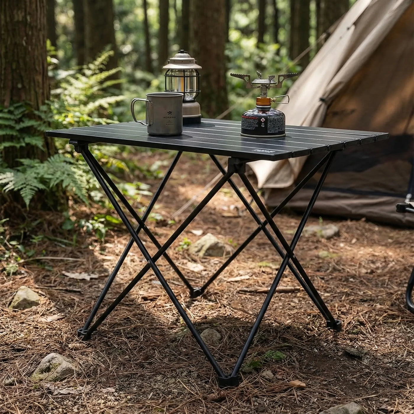 Leichter Klapptisch Camping ultraleicht Legierung tragbar Picknick – Camp Basel