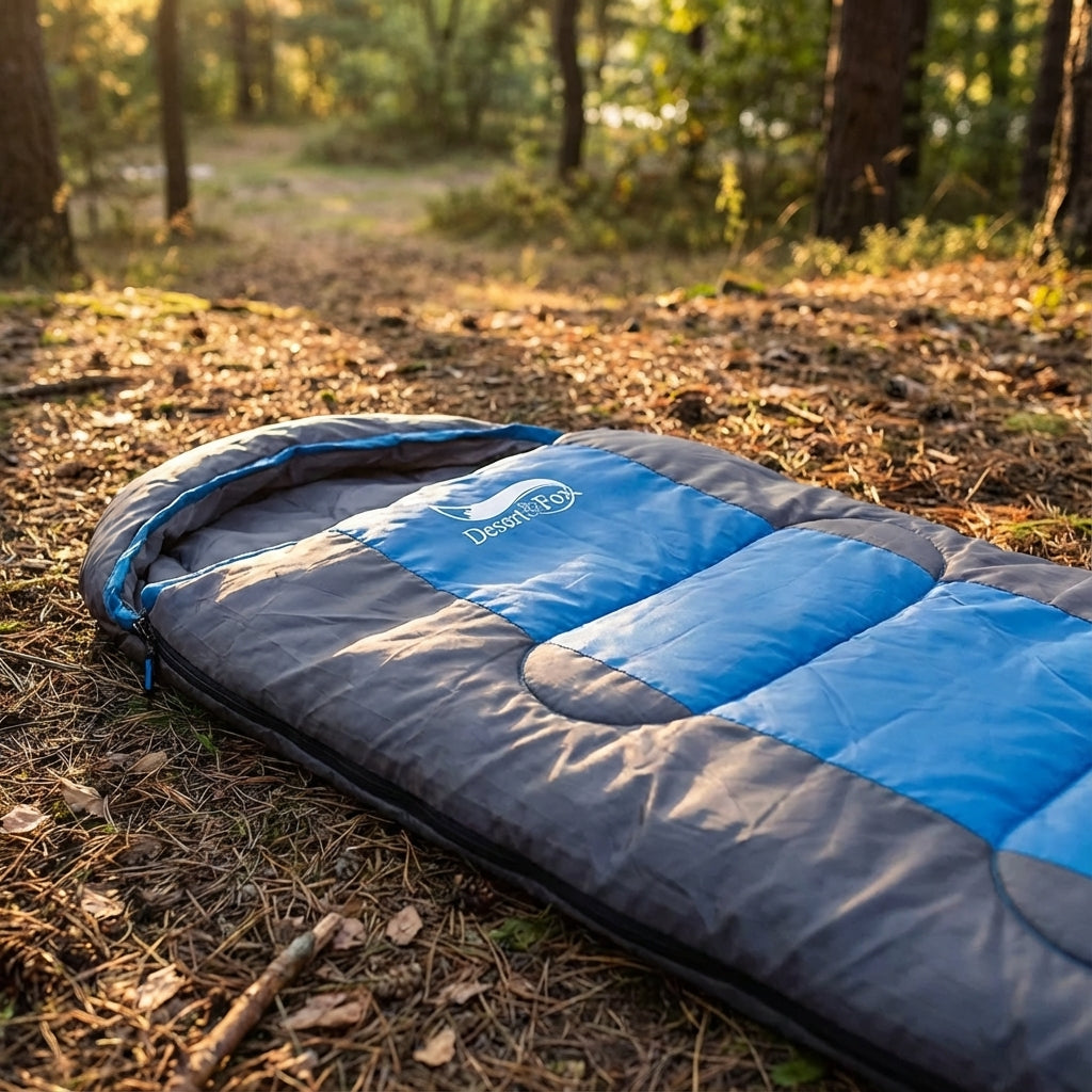 Leichter Umschlagstil-Schlafsack mit Kompressionssack