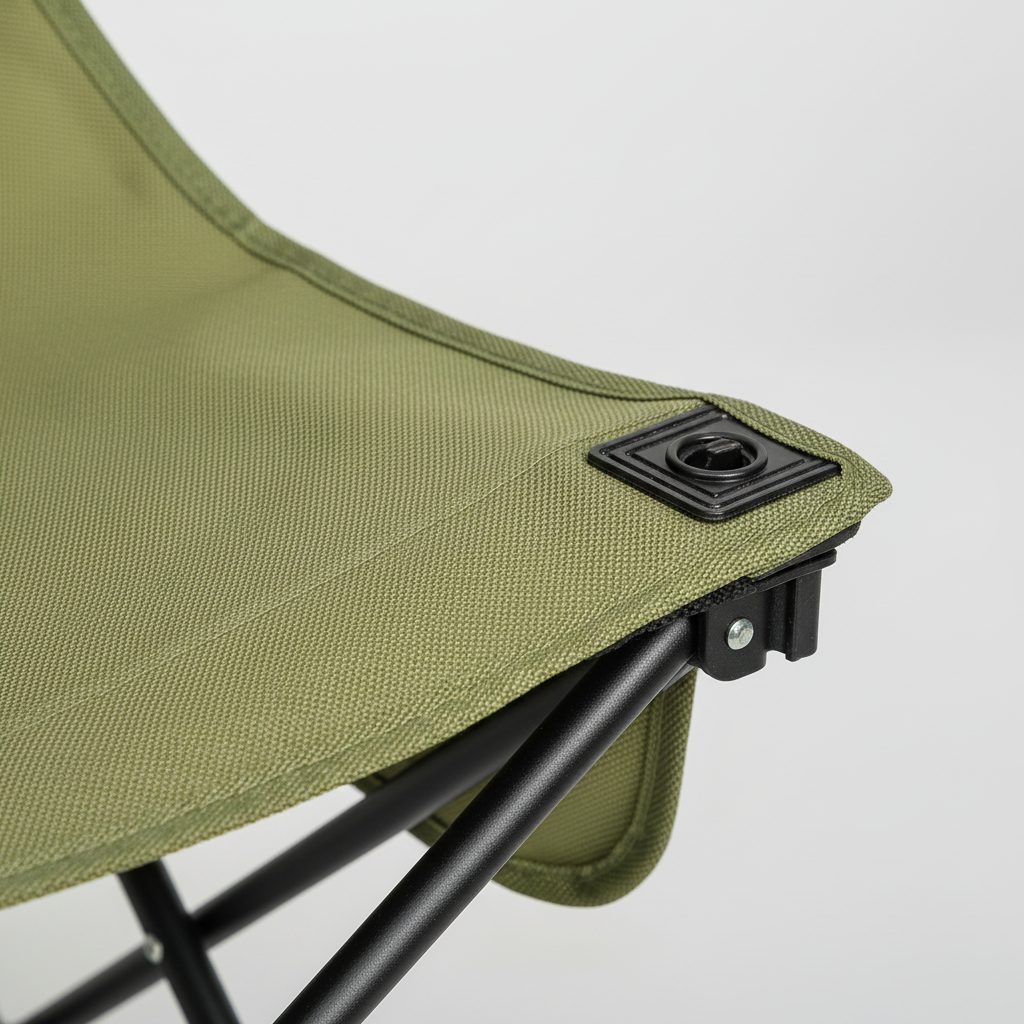 Übergroßer Klappstuhl mit verstellbarem Sonnendach für Camping