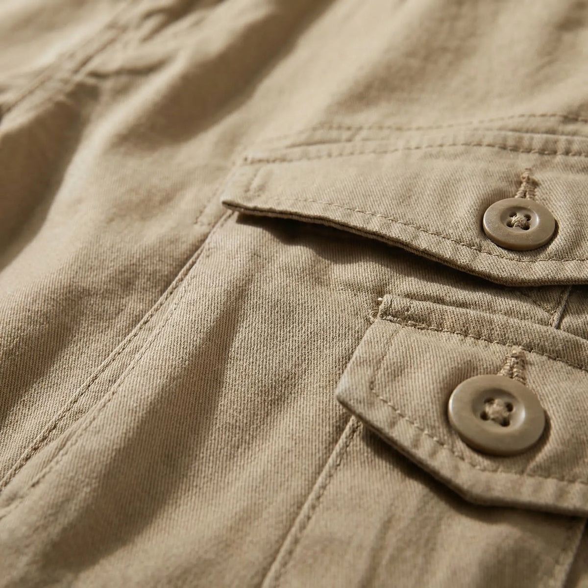 Herren-Cargohose Mehrfachtaschen taillierter Schnitt Arbeitshose