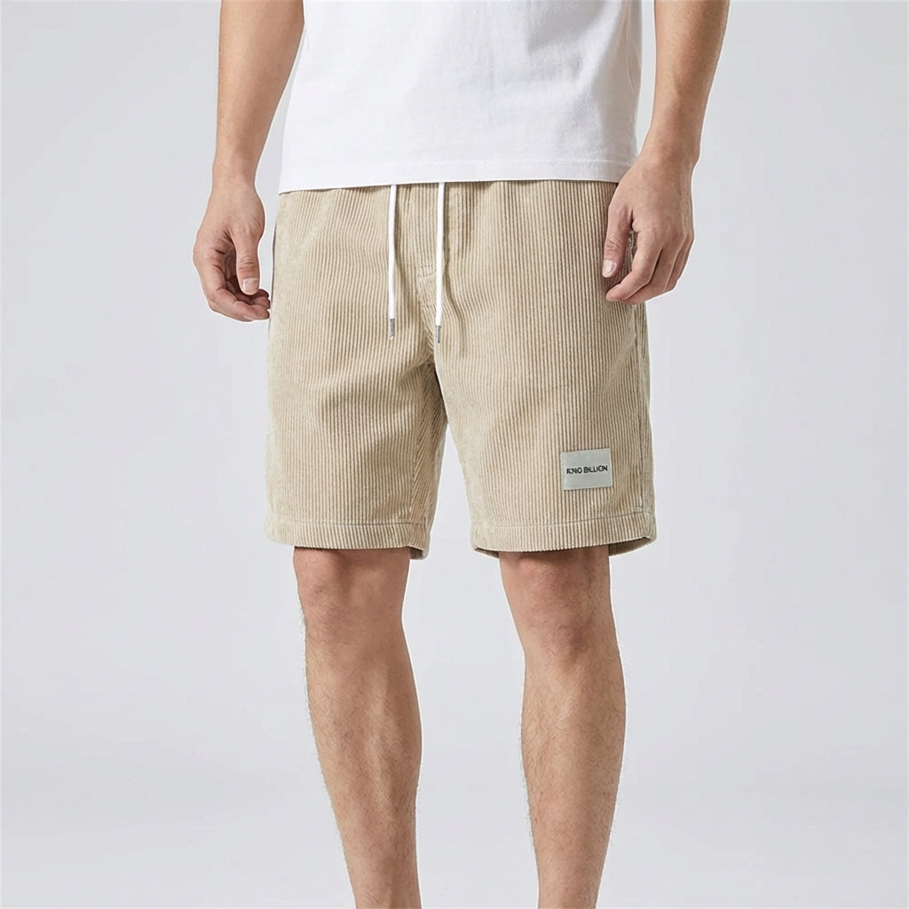 Herren-Shorts Vintage Retro-Stil entspannte Passform atmungsaktiv