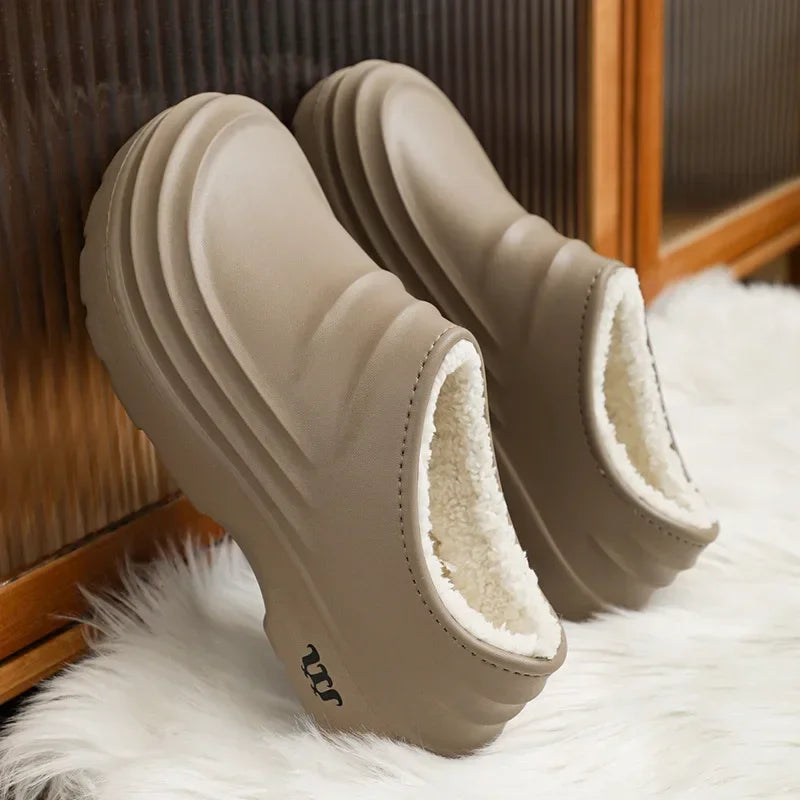 Herren-Küchenclogs rutschfest wasserdicht fleece-gefüttert
