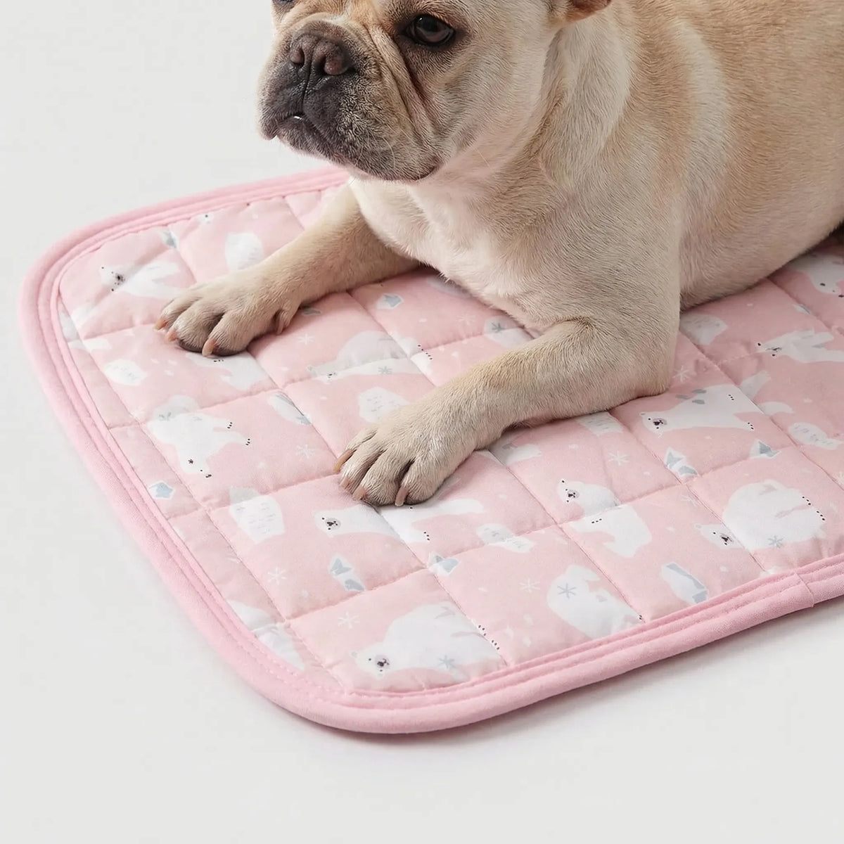 Gesteppte Kühlmatte für Hunde und Katzen, atmungsaktiv und waschbar