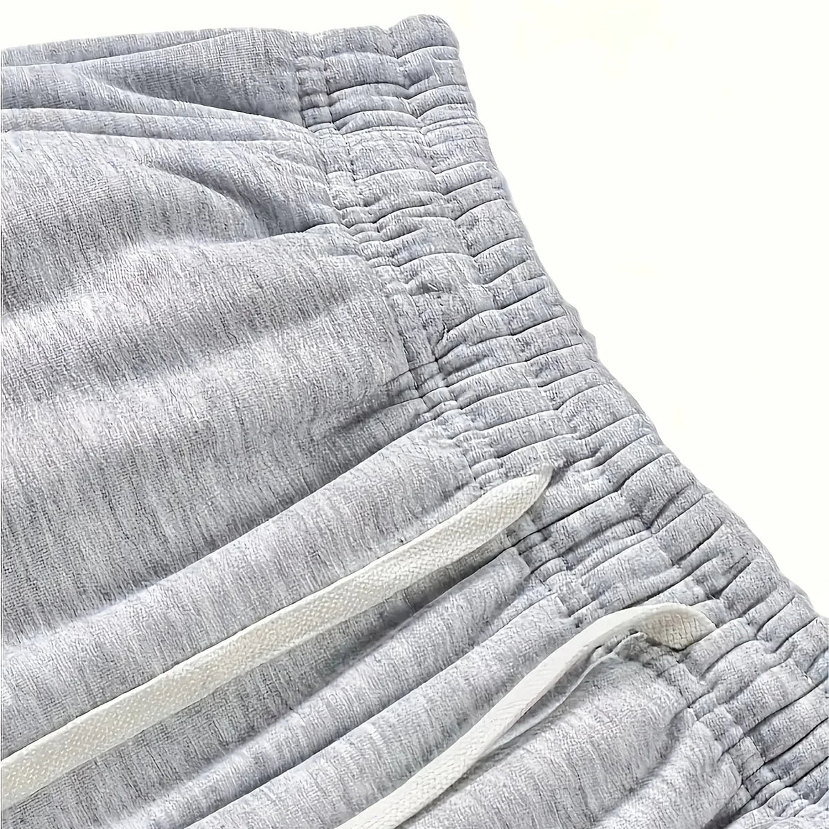 Herren-Jogginghose lockerer Schnitt atmungsaktiv Strickqualität