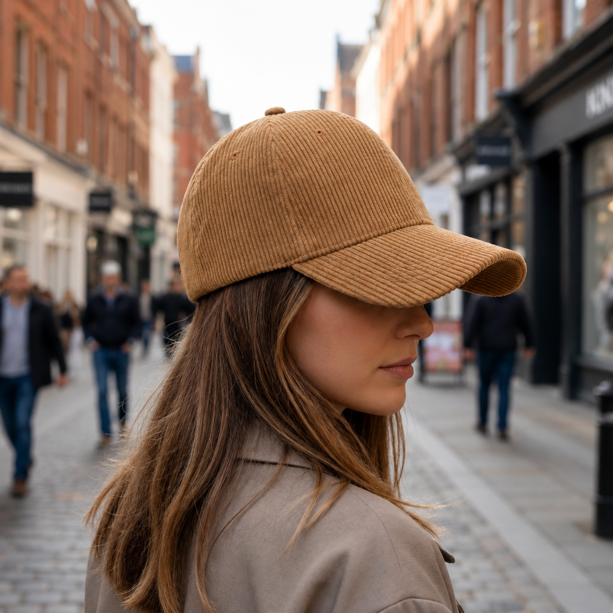 Camp Basel | Duxton Gebogene Schirm Cord Baseball Cap