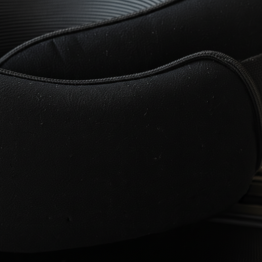 U-förmiges Reisekissen Memory-Foam atmungsaktiver Baumwollbezug Nackenstütze