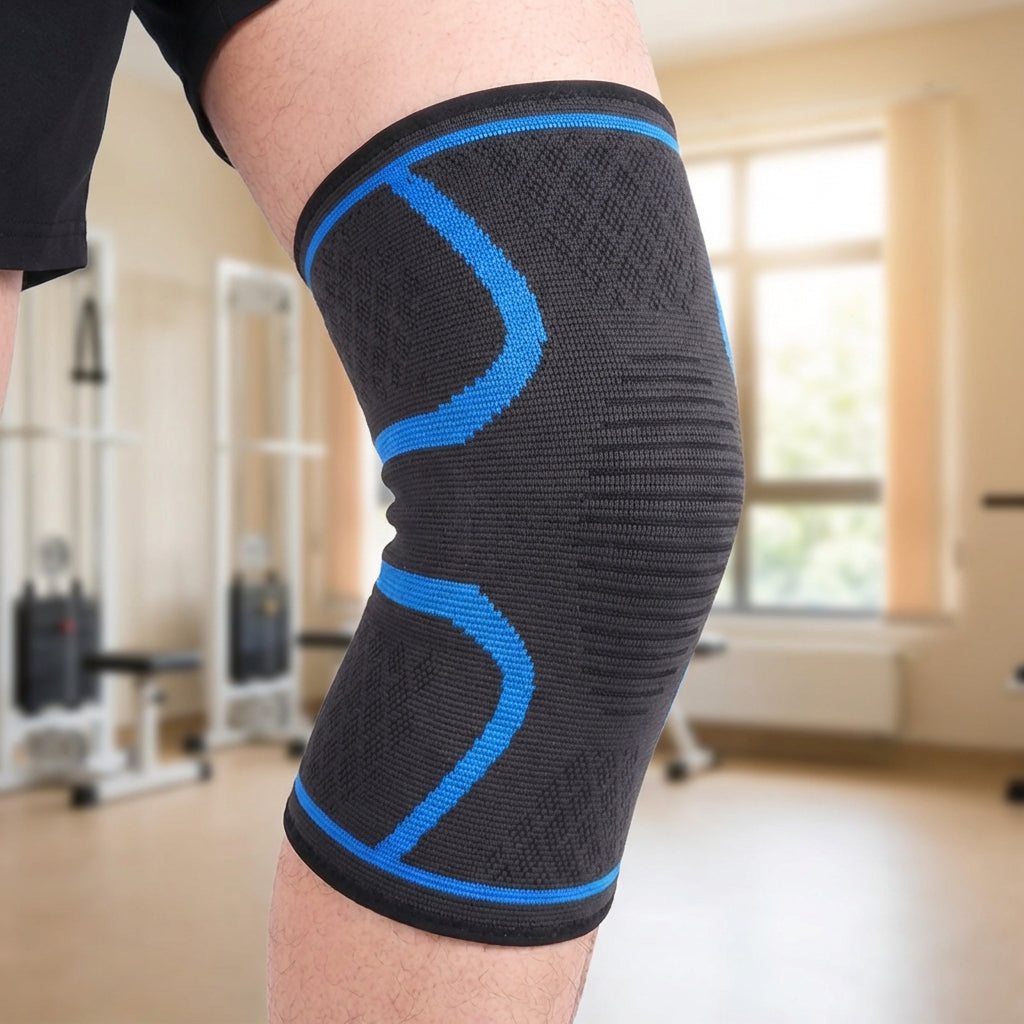 Kniekompressionsbandage für Sport und Alltag, atmungsaktiv und stabilisierend
