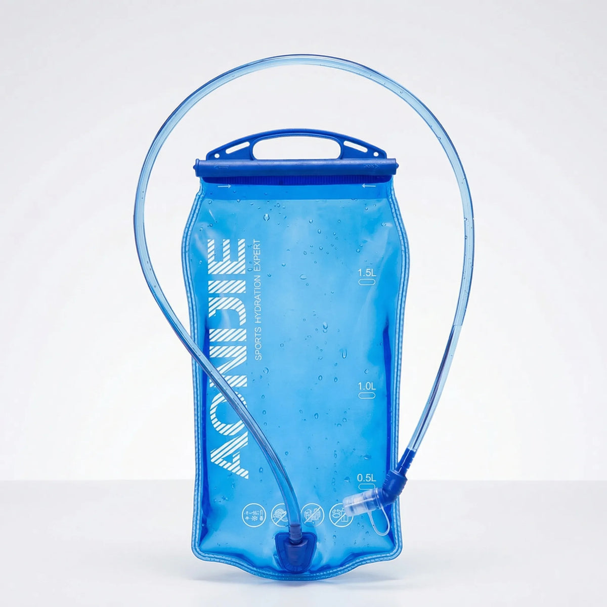 Flexibles Hydratationsreservoir BPA-frei mit Trinksystem und Volumenmarkierungen