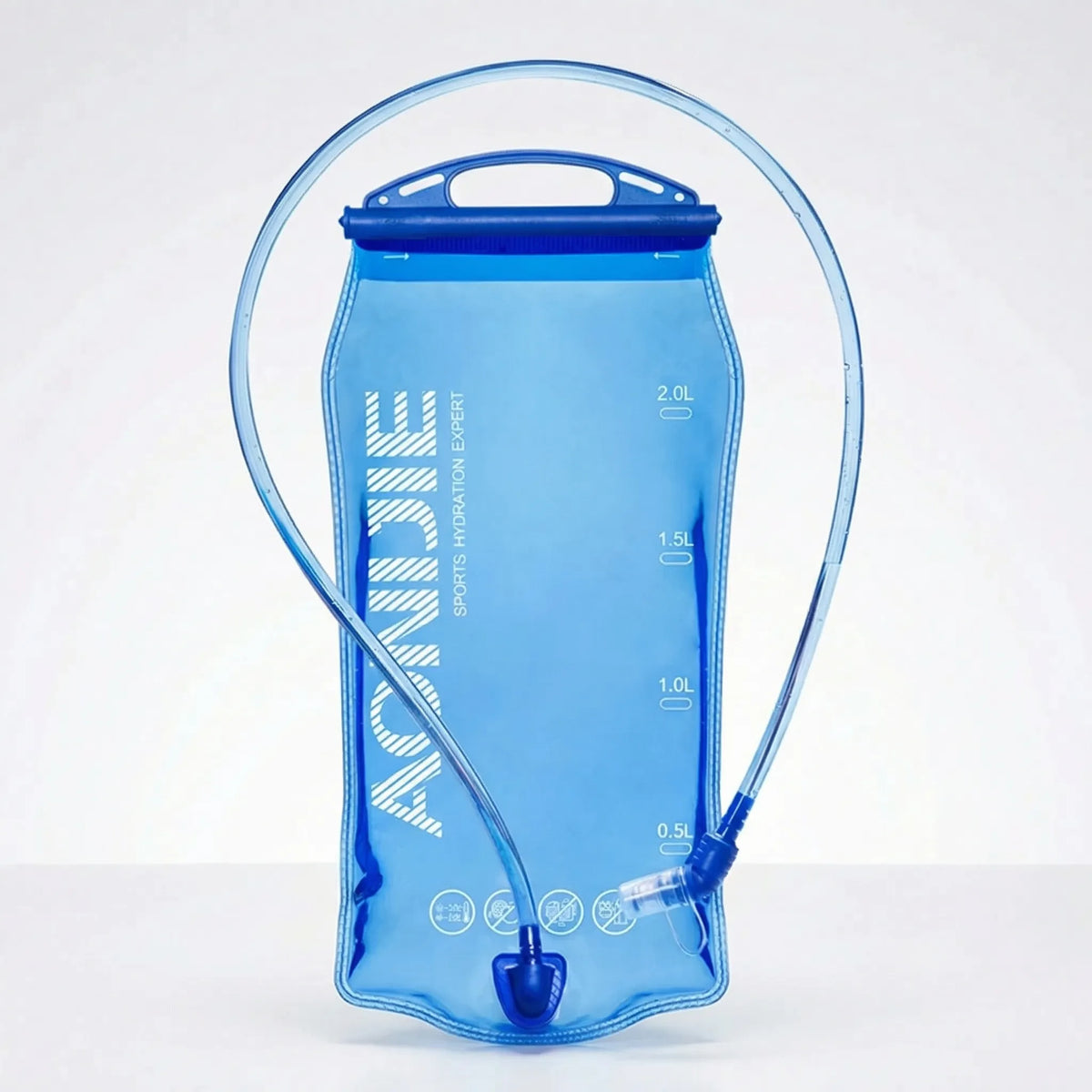 Flexibles Hydratationsreservoir BPA-frei mit Trinksystem und Volumenmarkierungen