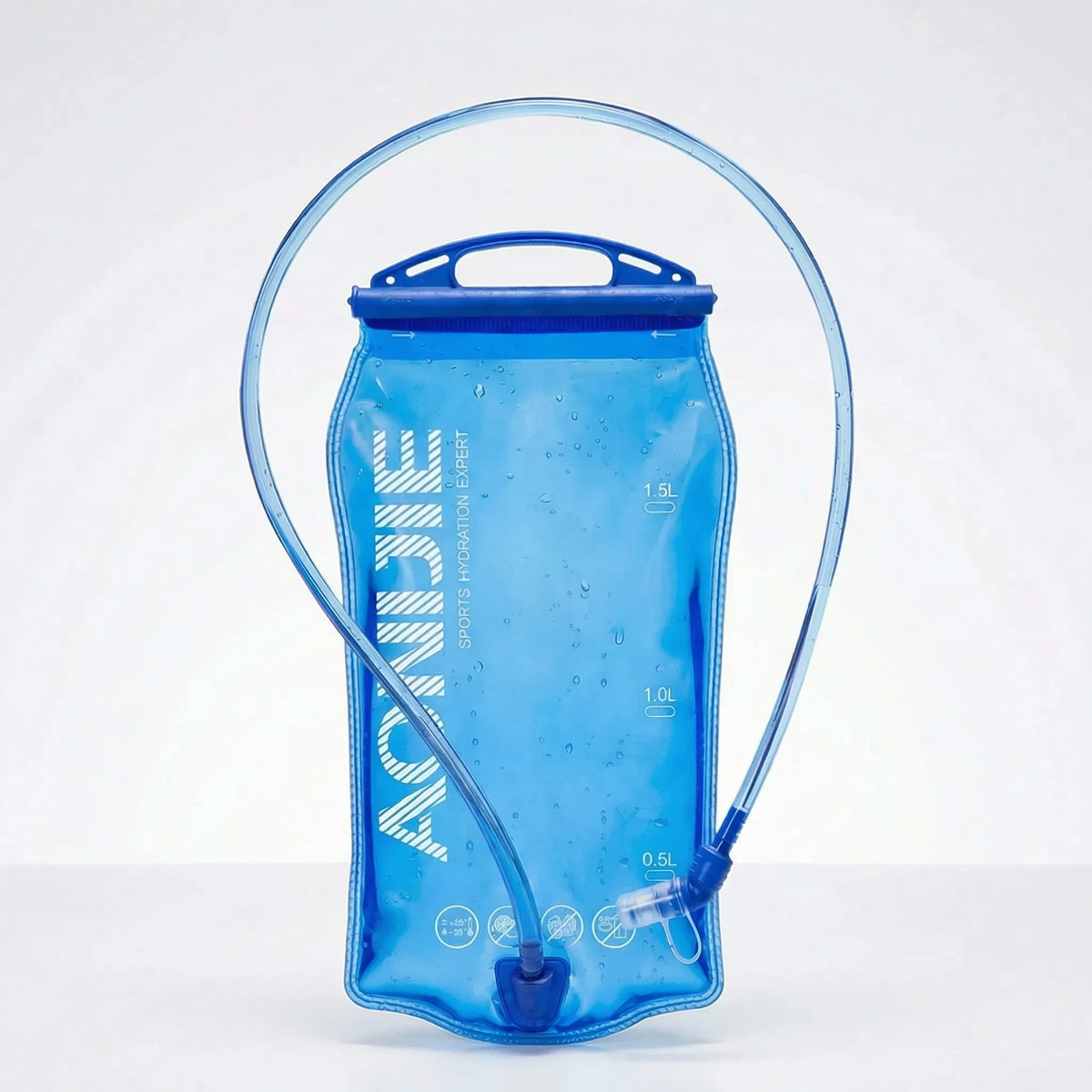 Flexibles Hydratationsreservoir BPA-frei mit Trinksystem und Volumenmarkierungen