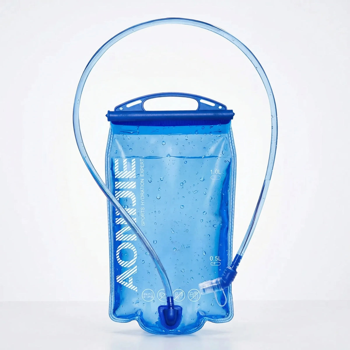Flexibles Hydratationsreservoir BPA-frei mit Trinksystem und Volumenmarkierungen