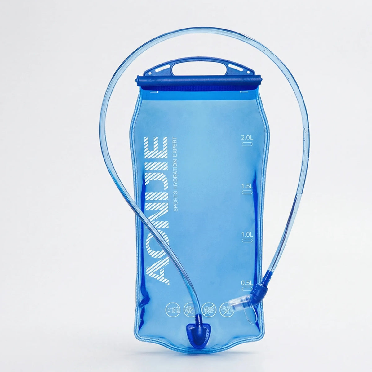 Flexibles Hydratationsreservoir BPA-frei mit Trinksystem und Volumenmarkierungen