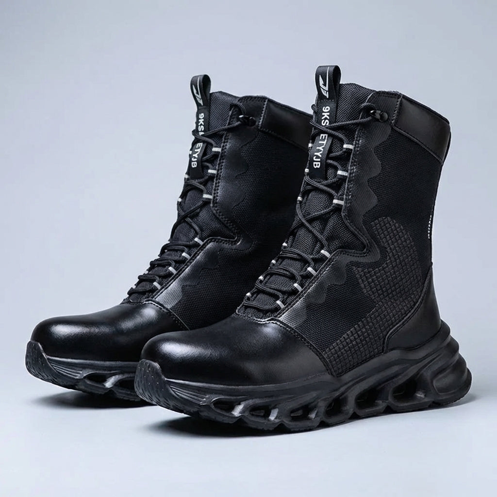 Hochschaft-Sicherheitsstiefel mit Zehenschutzkappe rutschfest