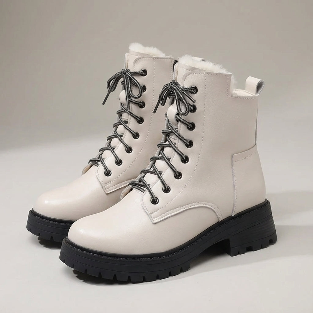 Isolierte Winterstiefel knöchelhoch mit rutschfester Sohle