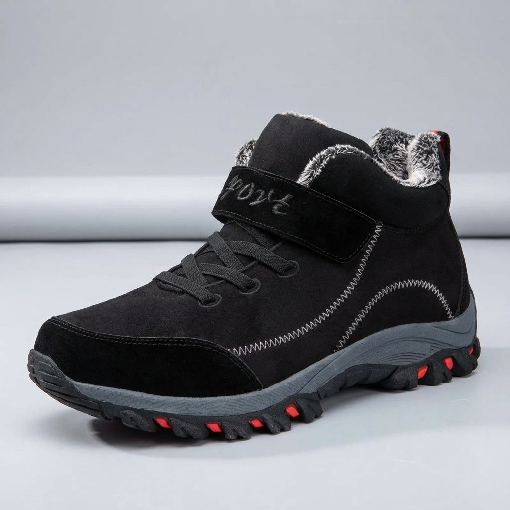 Herren Winterstiefel rutschfest knöchelhoch warmes Futter