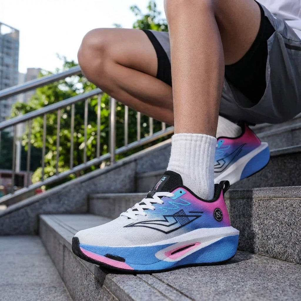 Leichte Laufschuhe Herren atmungsaktiv rutschfeste Sohle Komfort