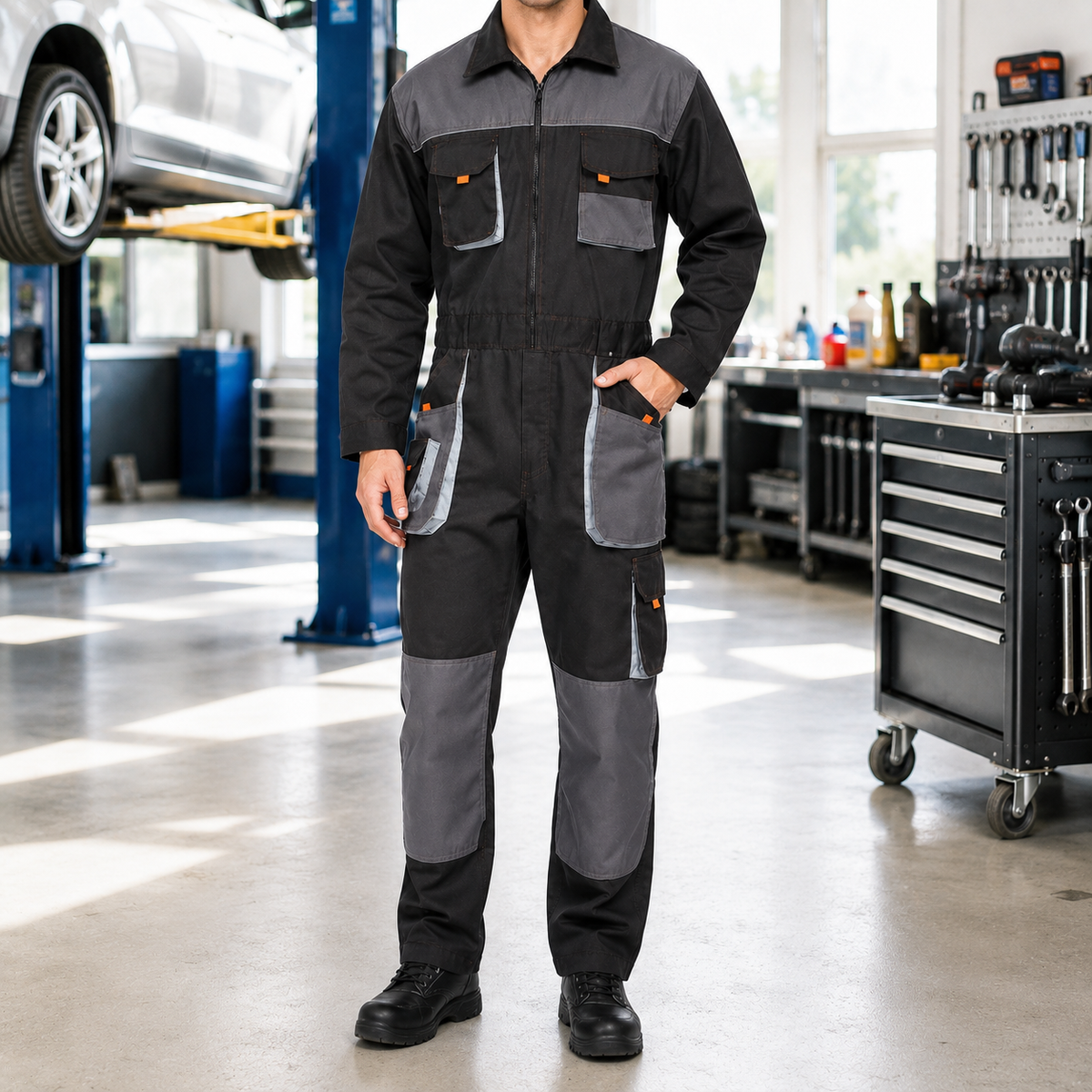 Camp Basel | Gruvtek Multi-Pocket-Latzhosen-Arbeitsanzug