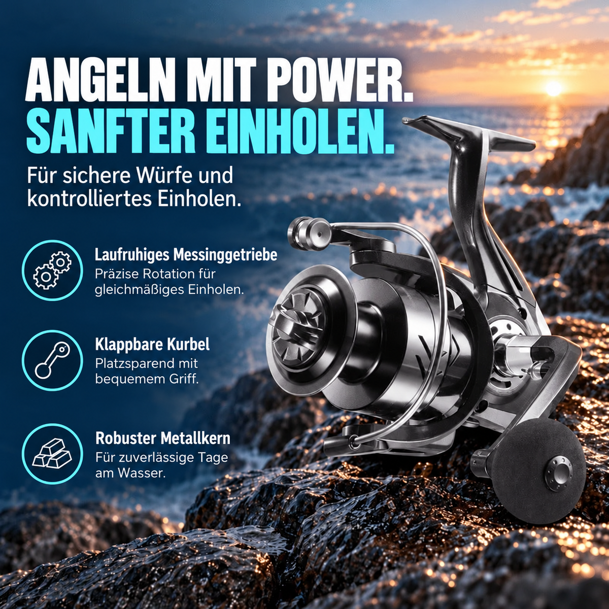 Camp Basel | Heavy Duty Spinnrolle