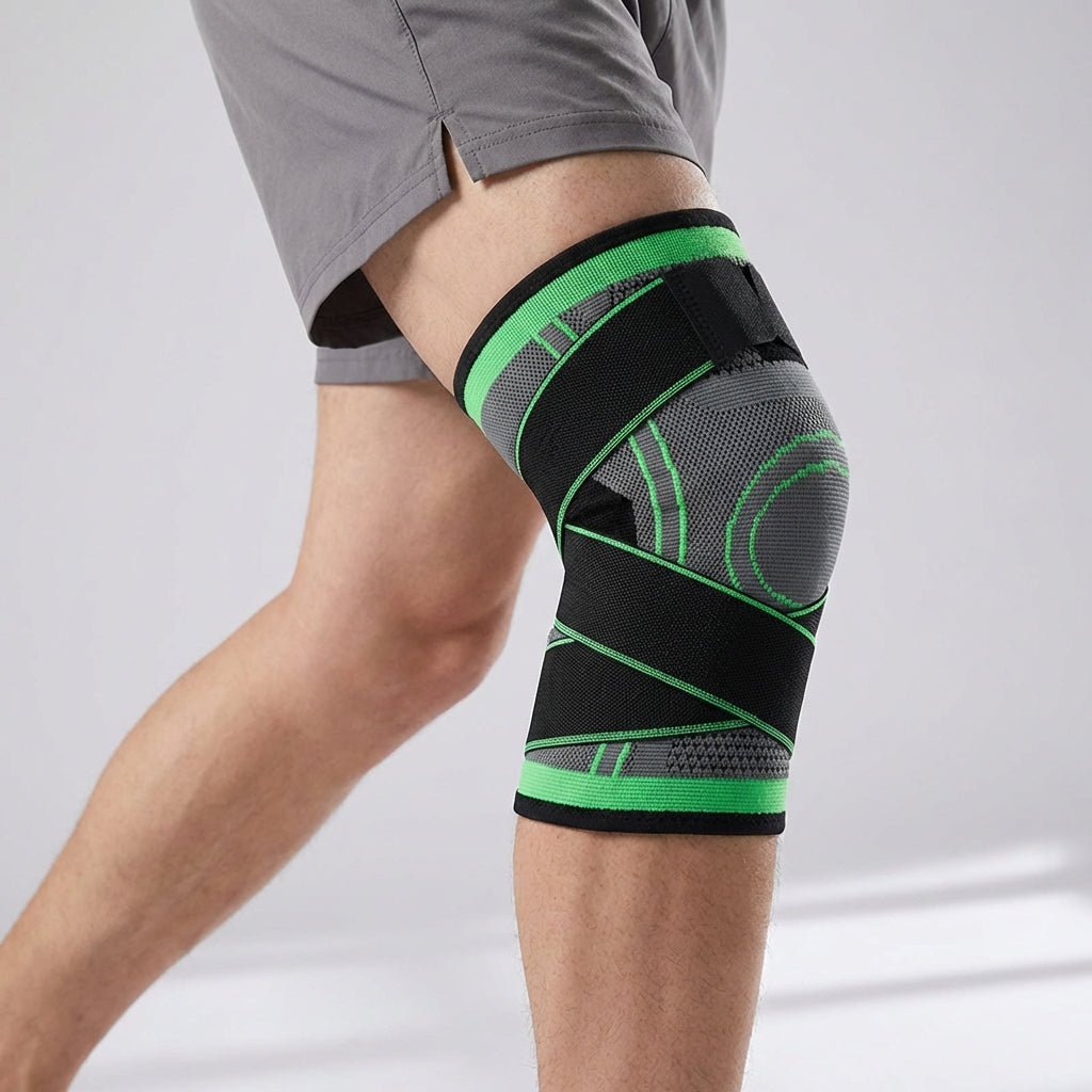 Verstellbare Kniebandage für Sport und Alltag mit Kompression und Stabilisierung